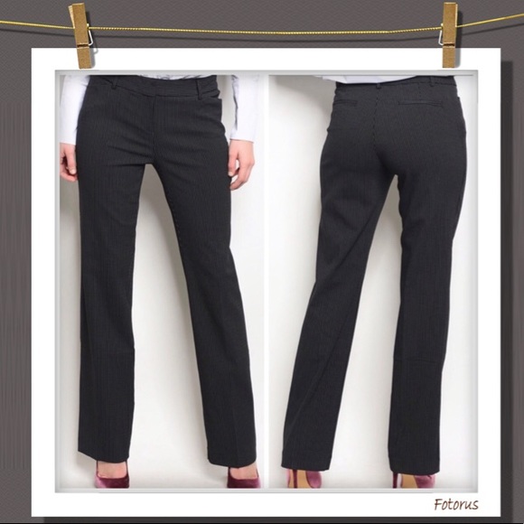 ⚠️ 1 LEFT! Pinstripe Career Work Pants - Picture 4 of 8